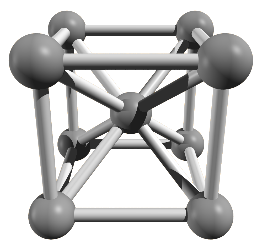 bcc Iron Crystal Structure bcc Iron Crystal Structure